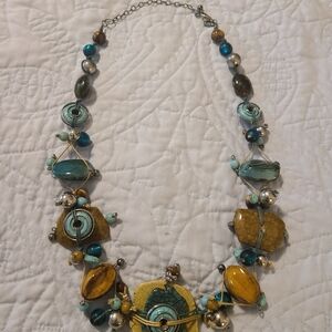 Chico's Multicolor Beaded Necklace